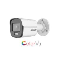 HIKVISION DS-2CD1027G0-LUF 2MP 4.0mm Lens 30Mt. IR ColorVu H.265+ Mikrofonlu IP Bullet Kamera - 1